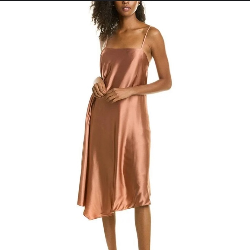 NWT Halston Kaia Silk Slip Dress